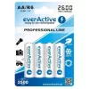 Oplaadbare batterijen R6 AA 2600mAh EverActive Professional verpakkingsinhoud 1x blister