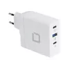 DICOTA D31983 oplader voor mobiele apparaten en laptops, wit, AC-snelladen, inductief