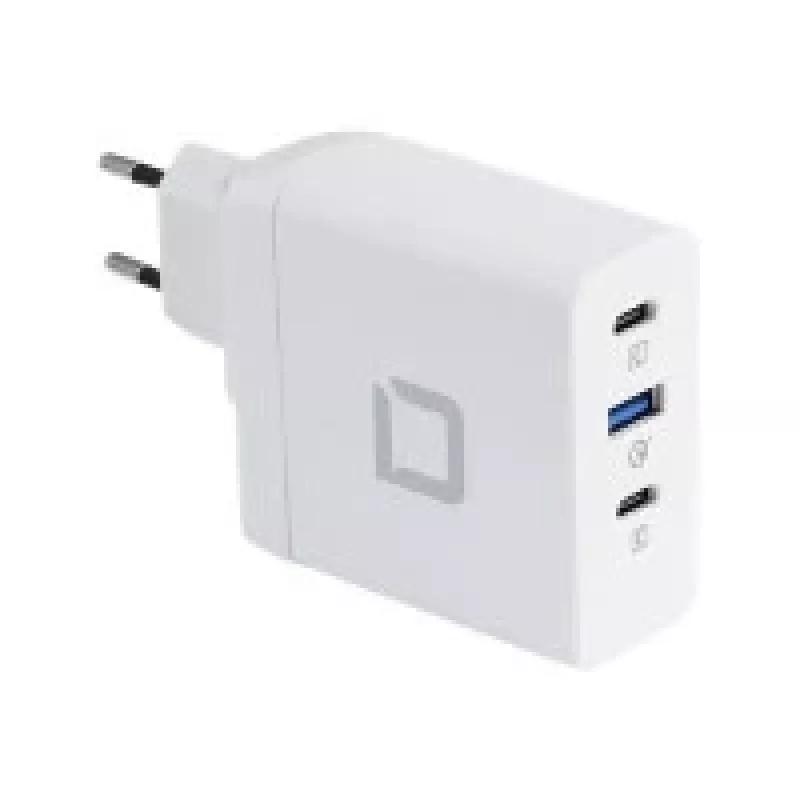 DICOTA D31983 oplader voor mobiele apparaten en laptops, wit, AC-snelladen, inductief
