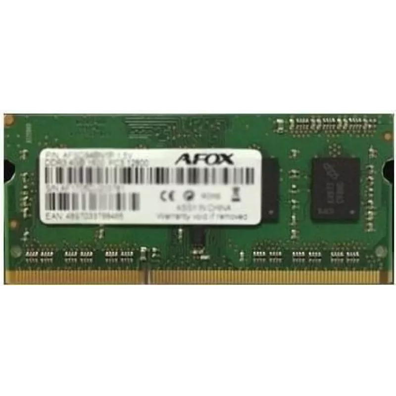 AFOX AFSD38BK1L - 8 GB - 1 x 8 GB - DDR3L - 1600 MHz - 204-pins SO-DIMM