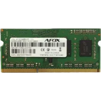 SO-DIMM DDR3 laptopgeheugen AFOX 8 GB 1333 MHz 1,35 V single channel 1x8 GB