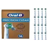 Oral B Precision Clean opzetborstels 16 stuks wit