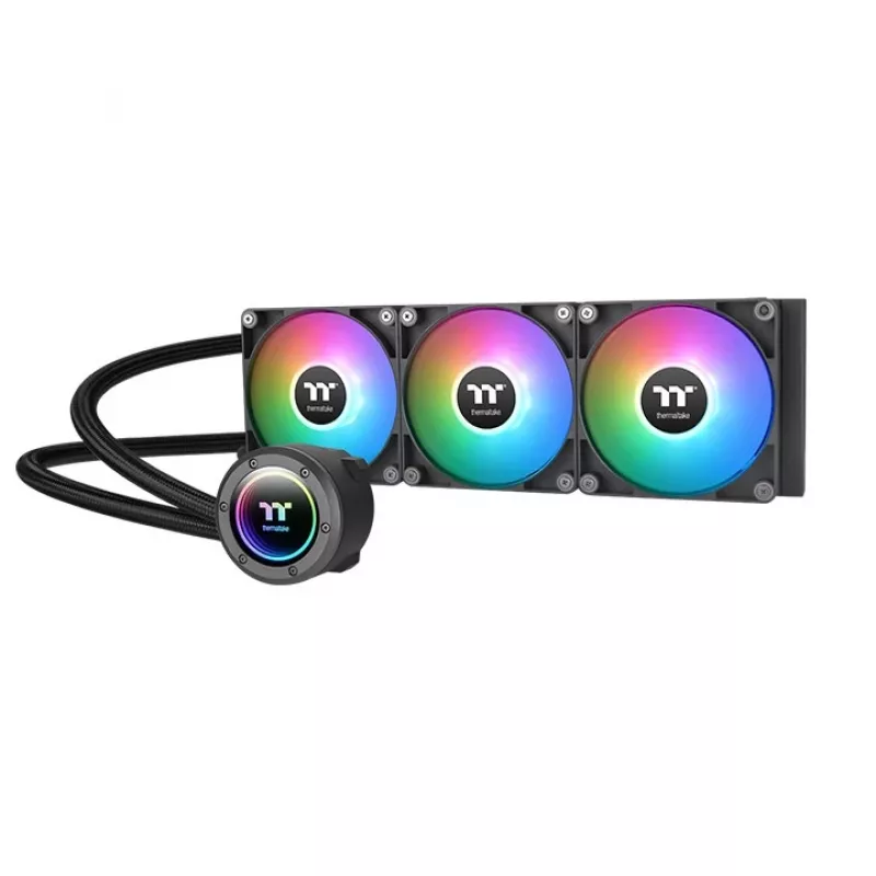 Thermaltake TH420 V2 ARGB processor all-in-one-vloeistofkoeler 14 cm zwart 1 stk.