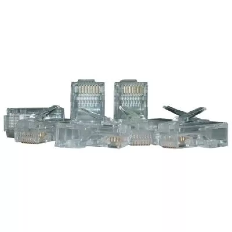 Kabelverbinder RJ45 DIGITUS X-ML-6U-IMP, transparant, stekker, 100-pack