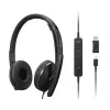 Lenovo 4XD1M45627 hoofdtelefoon/headset bedraad hoofdband USB Type-C zwart