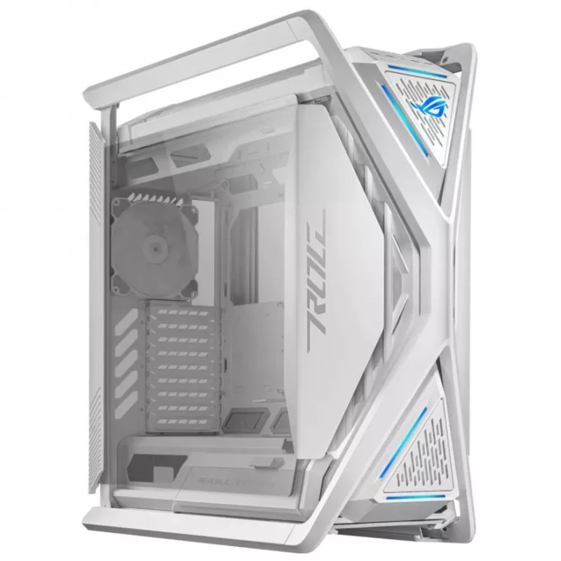 ASUS ROG GR701 Hyperion White, pc, wit, ATX, EATX, micro ATX, Mini-ITX, aluminium, multi, front