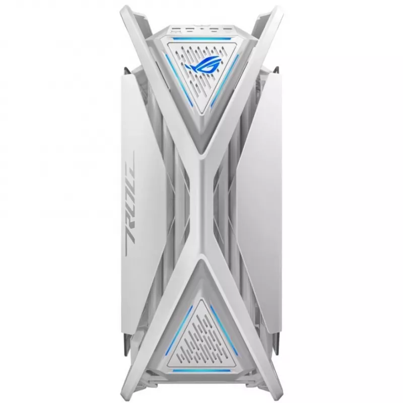ASUS ROG GR701 Hyperion White, pc, wit, ATX, EATX, micro ATX, Mini-ITX, aluminium, multi, front