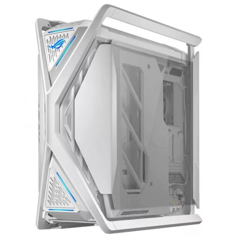ASUS ROG GR701 Hyperion White, pc, wit, ATX, EATX, micro ATX, Mini-ITX, aluminium, multi, front
