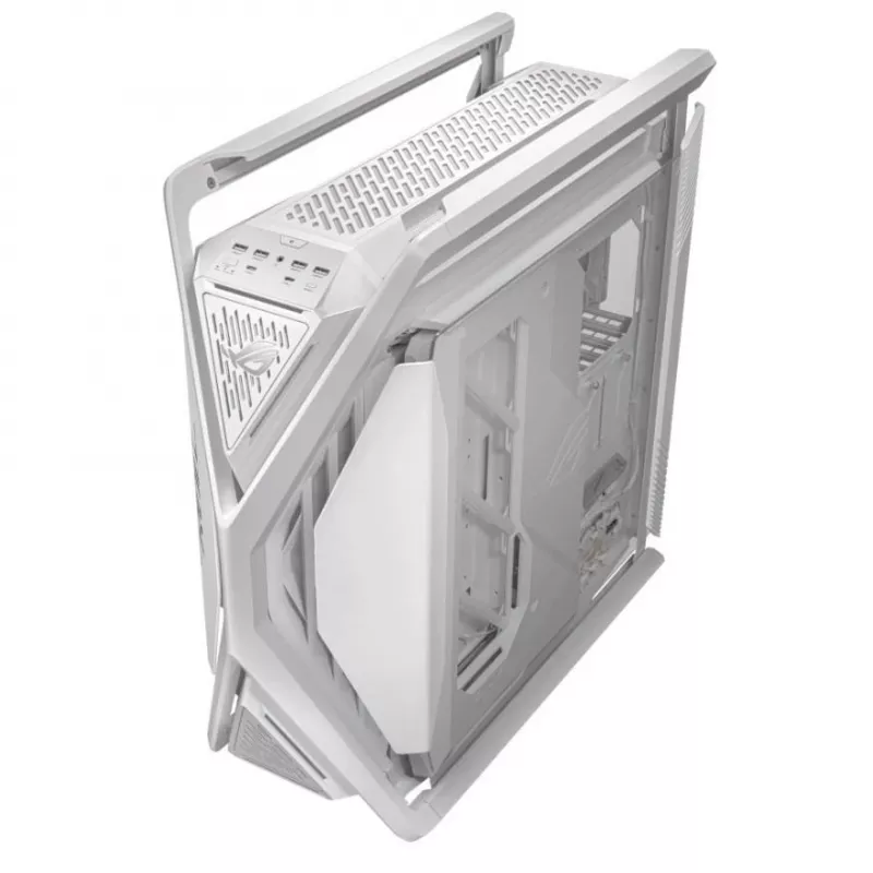 ASUS ROG GR701 Hyperion White, pc, wit, ATX, EATX, micro ATX, Mini-ITX, aluminium, multi, front