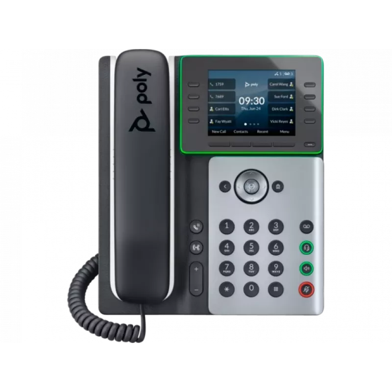 HP Poly Edge E320 IP-telefoon en PoE-geschikt, IPS, 320 x 240 pixels, 4:3, HTTPS, ENERGY STAR, EAC, RoHS, Federal Communications Commission (FCC), CE, BSMI