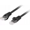 Lanberg PCU6-10CU-0025-BK Cat.6 U/UTP LSZH patchkabel, 0,25 m, zwart