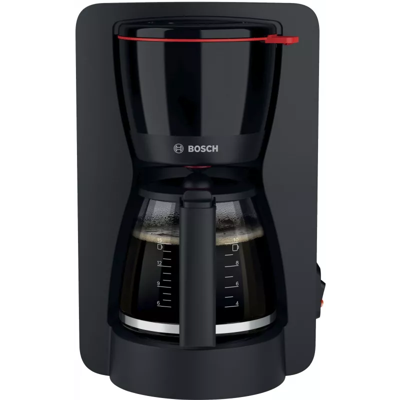 Filterkoffiezetapparaat Bosch TKA2M113, 1,25 l waterreservoir, 15 kopjes, zwart