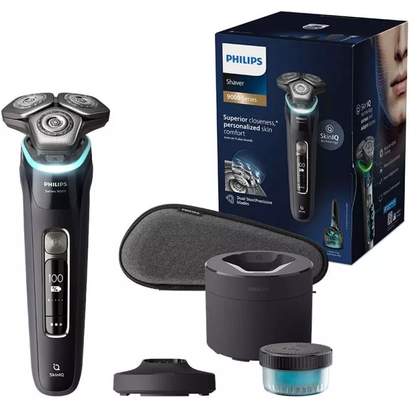 Philips SHAVER Series 9000 S9976/55 herenscheerapparaat roterend scheerapparaat trimmer zwart
