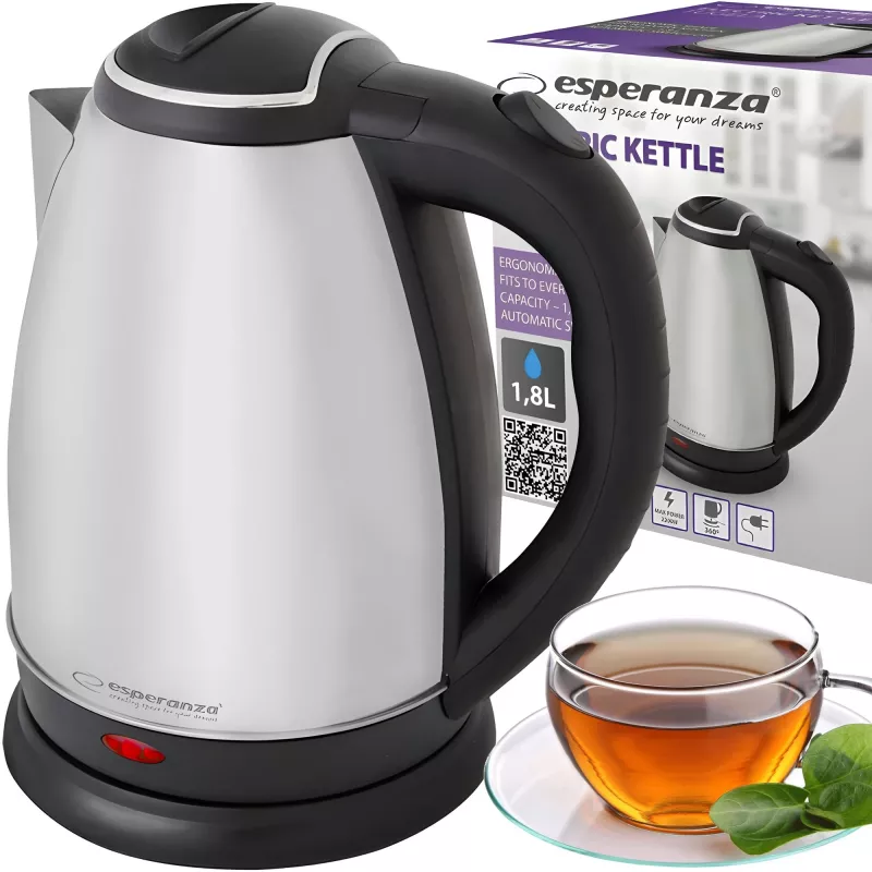 Esperanza EKK104X waterkoker 1,8 L 2200 W RVS