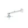 Wandbeugel AVTEK WallMount Next 1200 — staal, wit, telescopisch, 360° draaibaar, kantelbaar ±42°, max. belasting 20 kg