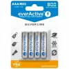 Oplaadbare AAA NiMH-batterijen everActive EVHRL03-800 – 1,2 V, 4 stuks, cilindrisch 44,5×10,5 mm