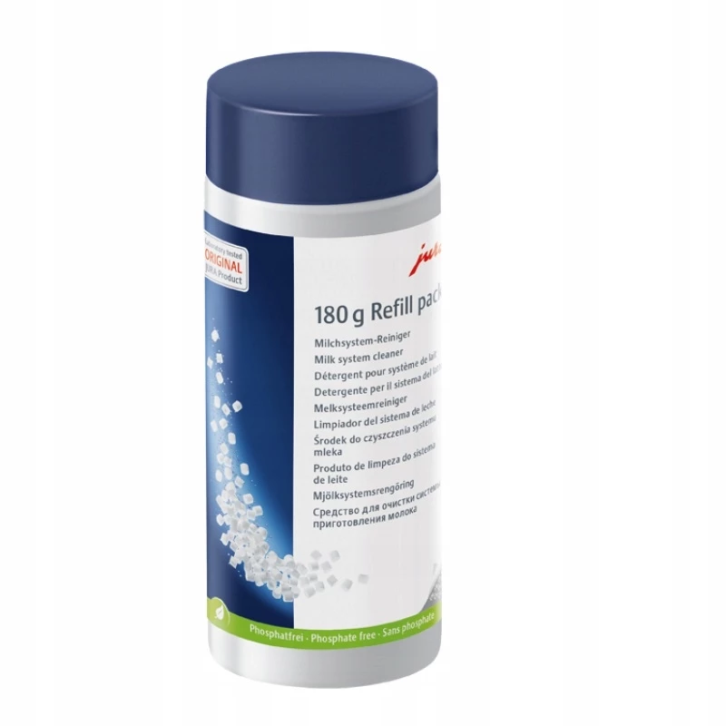 Reinigingstabletten Jura melksysteemreiniger mini-tabs 180 g navulbare fles