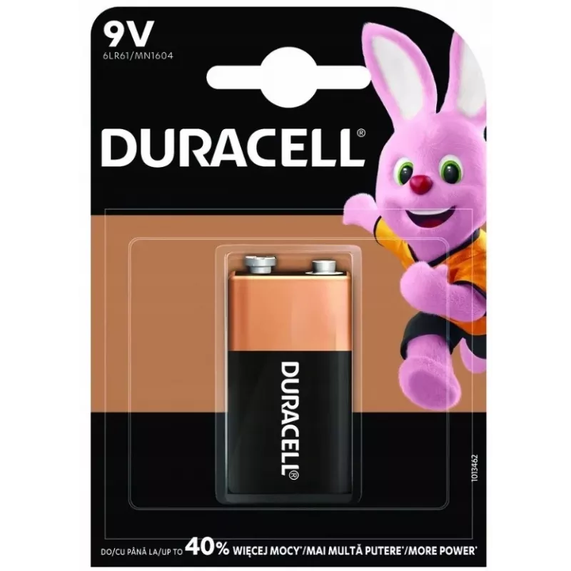 Duracell 9V-batterij single pack 9VDUR BT0009