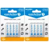 Oplaadbaar AAA-NiMH-accupack everActive EVHRL03-1050 1,2 V — 4 stuks, 1050 mAh