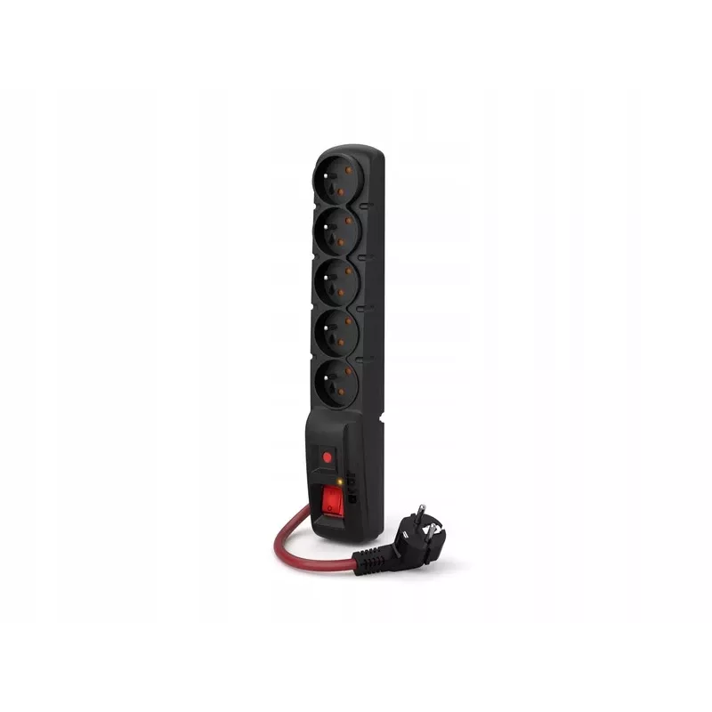ACAR F5 POWER zwart 5 AC-uitgangen 230 V 10 m