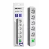 Qoltec 50290 stroomverdeler 1,8 m 5 stopcontacten binnen wit