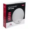 Wand-LED-lamp MACLEAN MCE357W met IR-bewegingssensor, wit, voor buiten en binnen