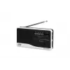 Radio Eltra model Asia White – draagbare FM-/MW-radio, net- en batterijvoeding