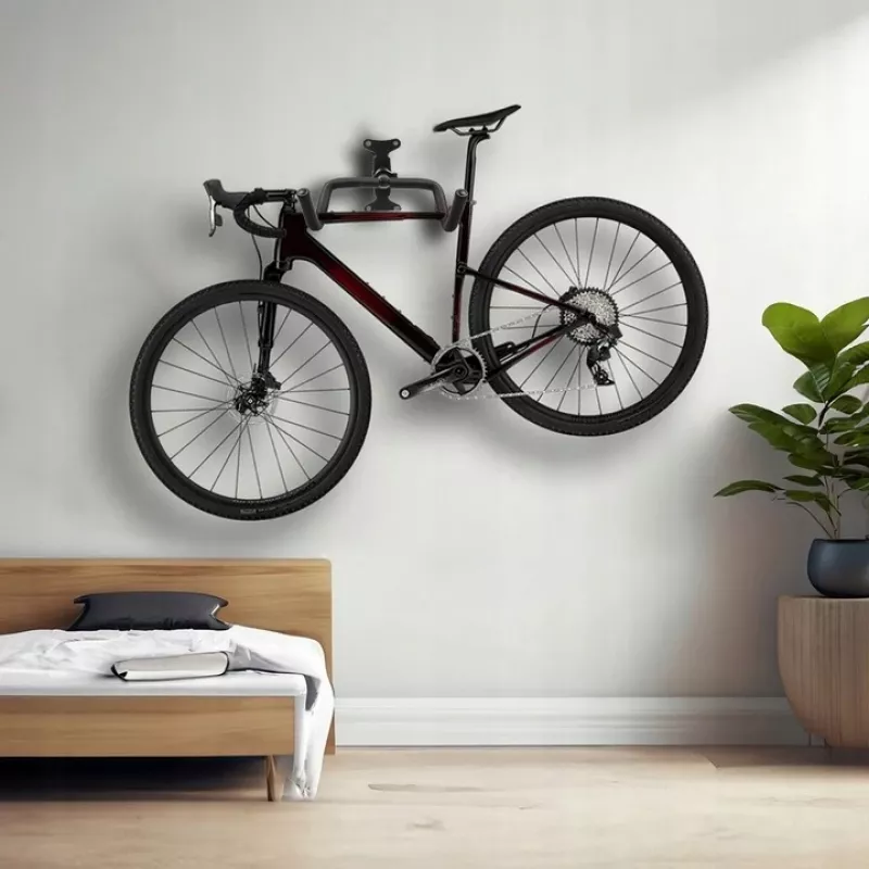 Wandgemonteerde fietshouder MACLEAN MC-431 – houdt tot 30 kg, ruimtebesparende fietsopslag