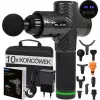 BLOW Wave 4000 44-340# massagepistool, 30 snelheden, 10 opzetstukken, 100 W, LCD-touchdisplay, USB-C, zwart