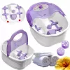 LAFE MFS-002 voetbad-massageapparaat met verwarming en bubbelfunctie