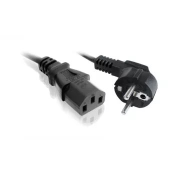 Netkabel SAVIO CL-146 — 3 m, IEC C13 naar IEC Type E, zwart