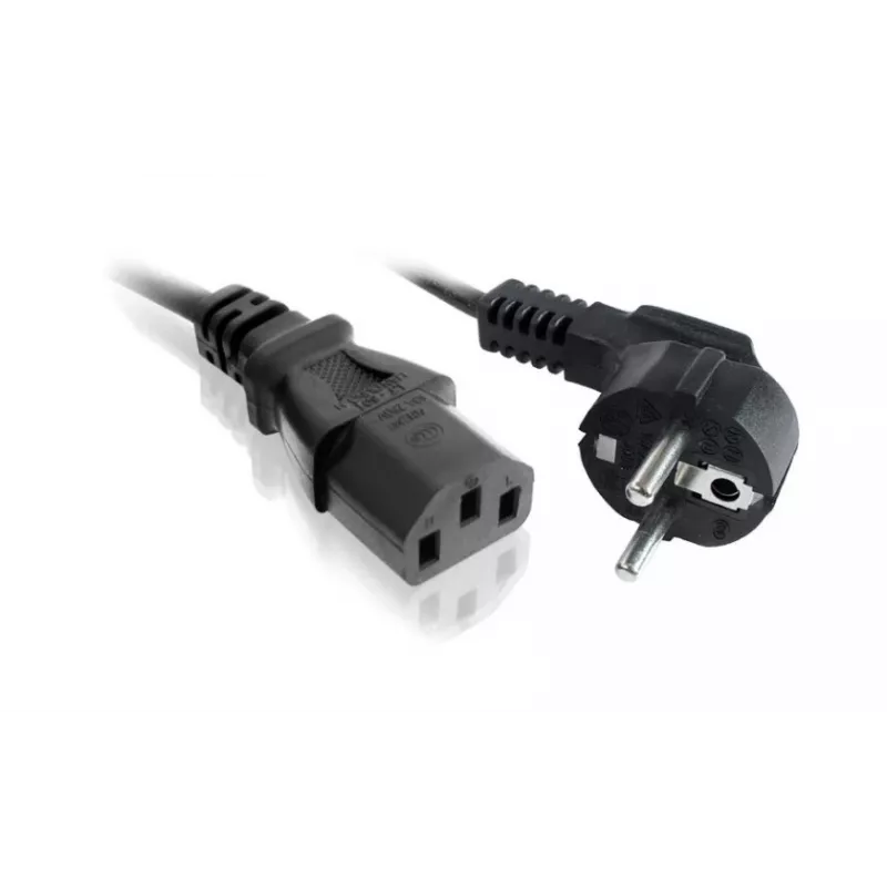 Netkabel SAVIO CL-146 — 3 m, IEC C13 naar IEC type E, zwart