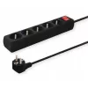 SAVIO LZ-03 stekkerdoos zwart