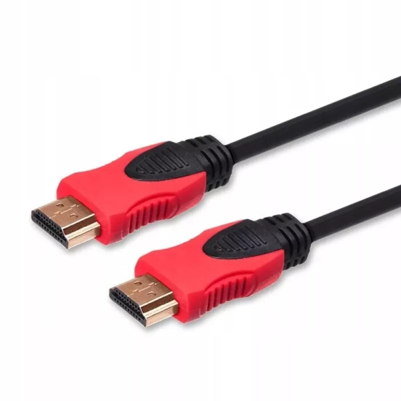 Savio CL-141 HDMI-kabel 10 m HDMI type A (standaard) zwart, rood