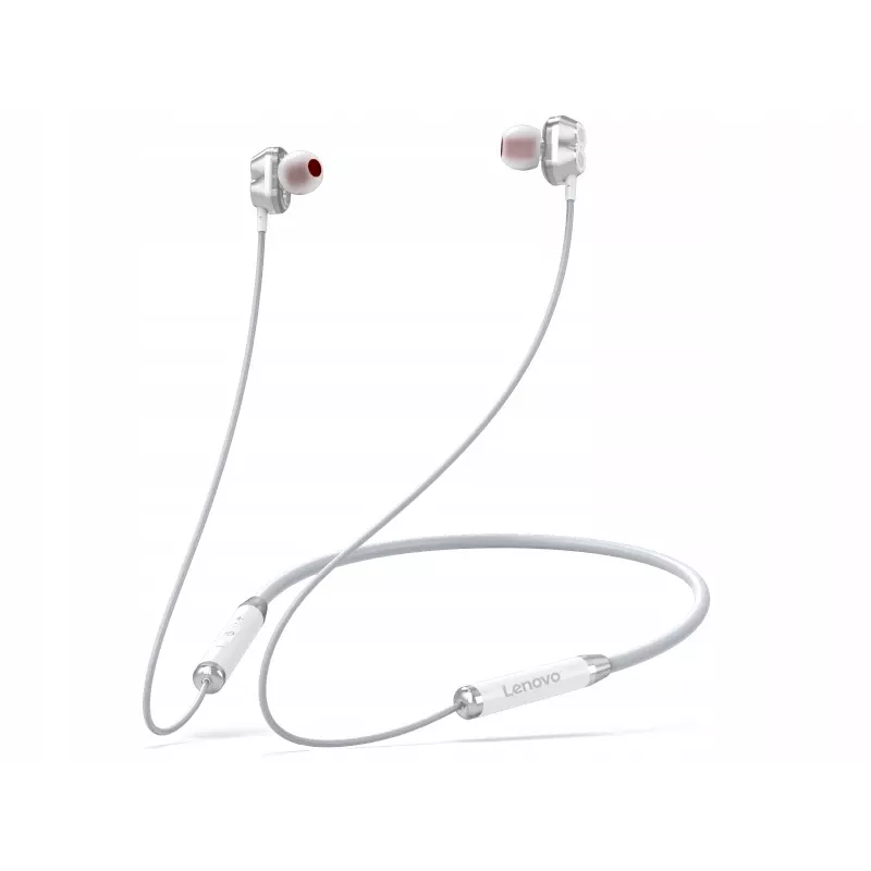 Draadloze hoofdtelefoon Lenovo HE08 wit BT