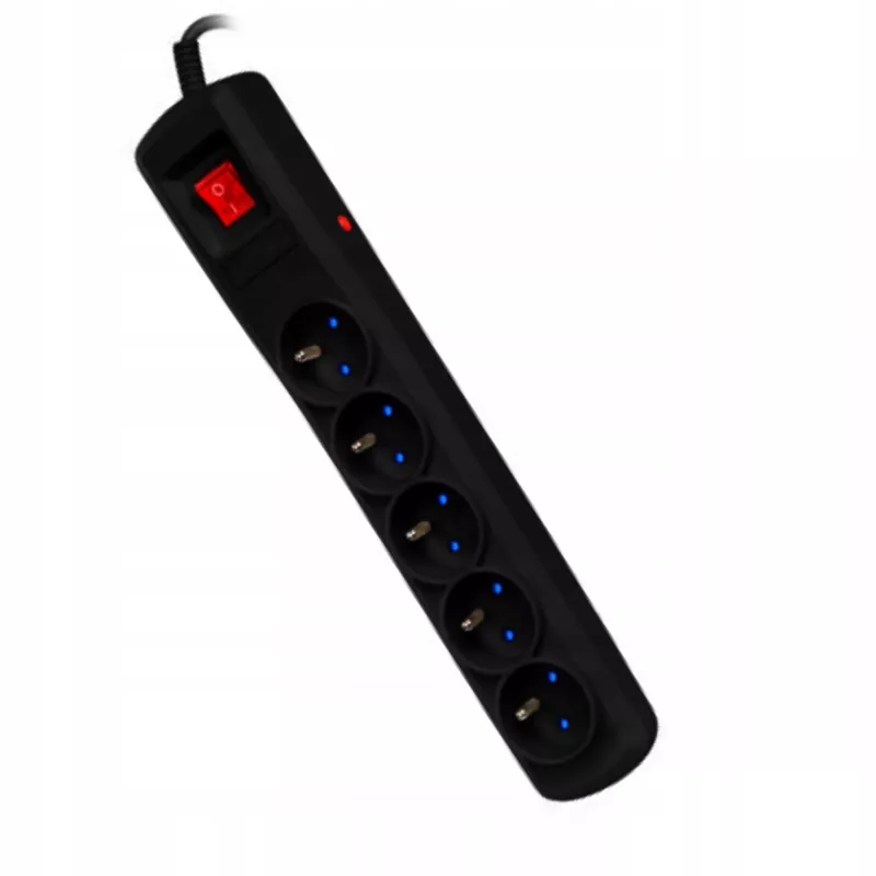 Stekkerdoos ARMAC ARC 5 — 5 stopcontacten, 3 m kabel, zwart