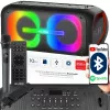 BLOW DJBOX 30-392# Bluetooth-speaker 250 W met afstandsbediening en microfoon, USB, microSD, AUX, TWS, ingebouwde accu, zwart