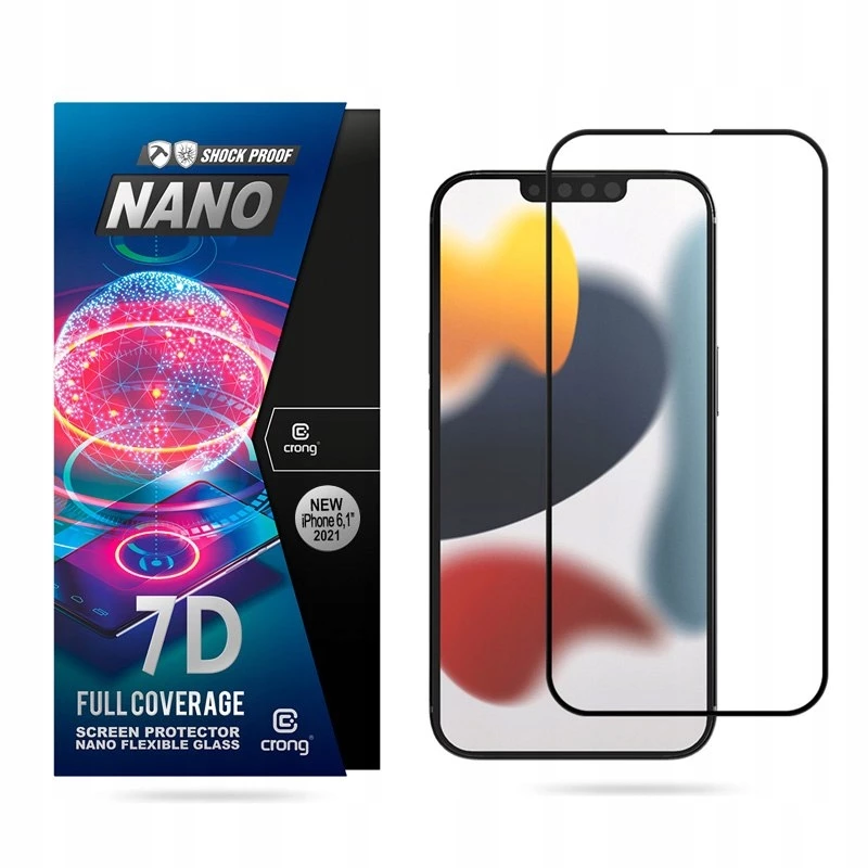 Hybride glas Crong 7D Nano Flexible Glass Apple