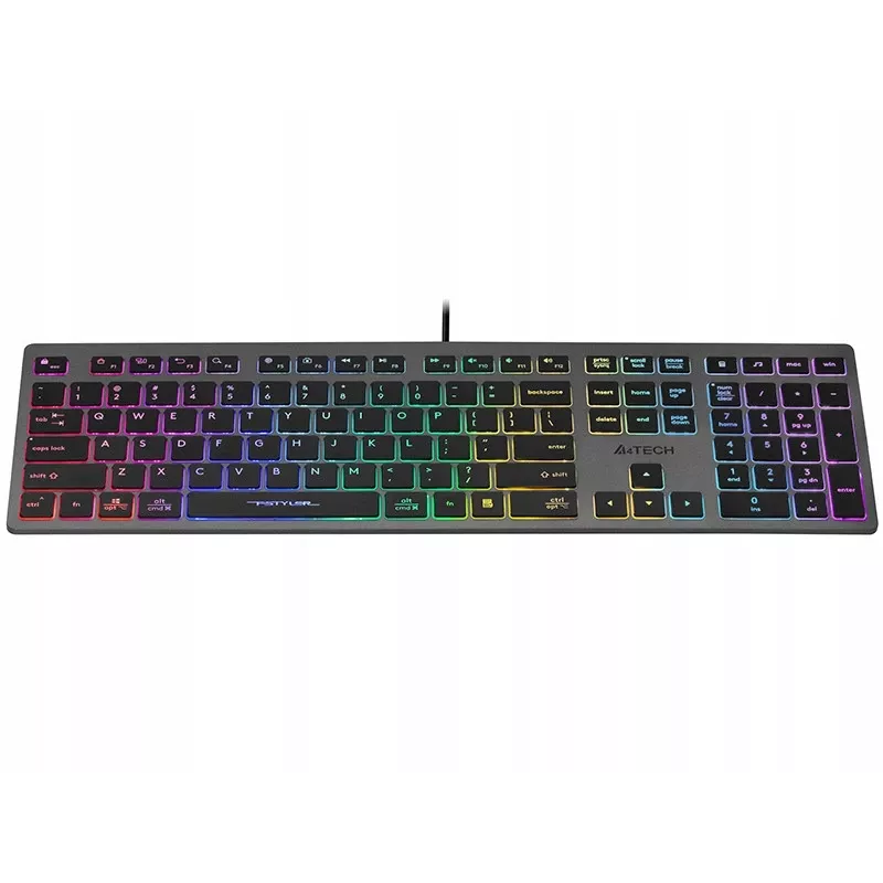 Bekabeld toetsenbord A4Tech FSTYLER FX60H met neon-achtergrondverlichting
