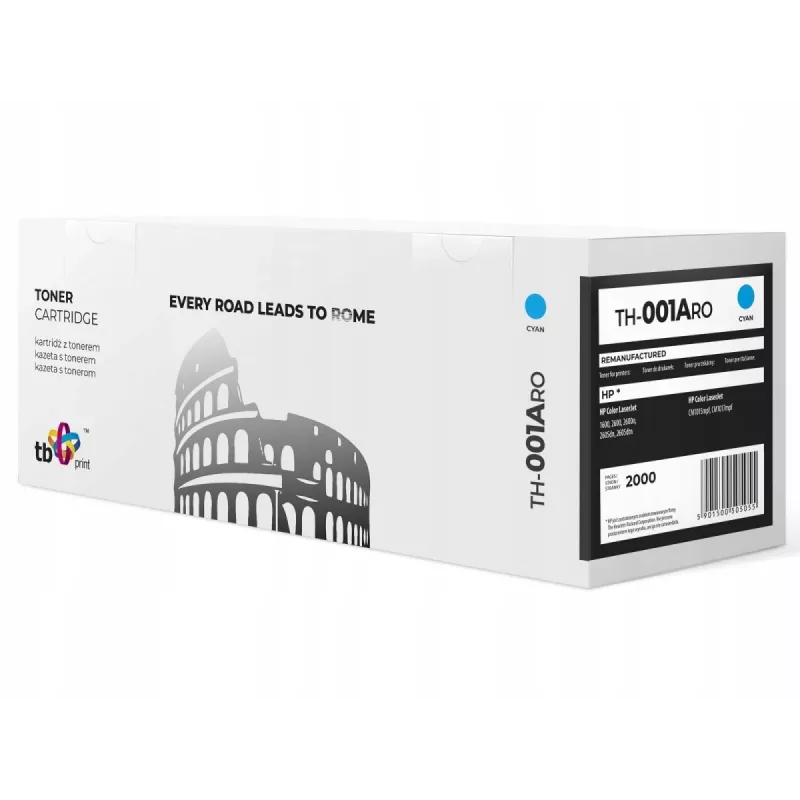 Toner TH-001ARO (HP Q6001A) cyaan refurbished nieuwe OPC