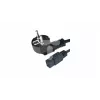 Stroomkabel CEE 7/7 - IEC 320 C19 16A VDE 1,8M zwart