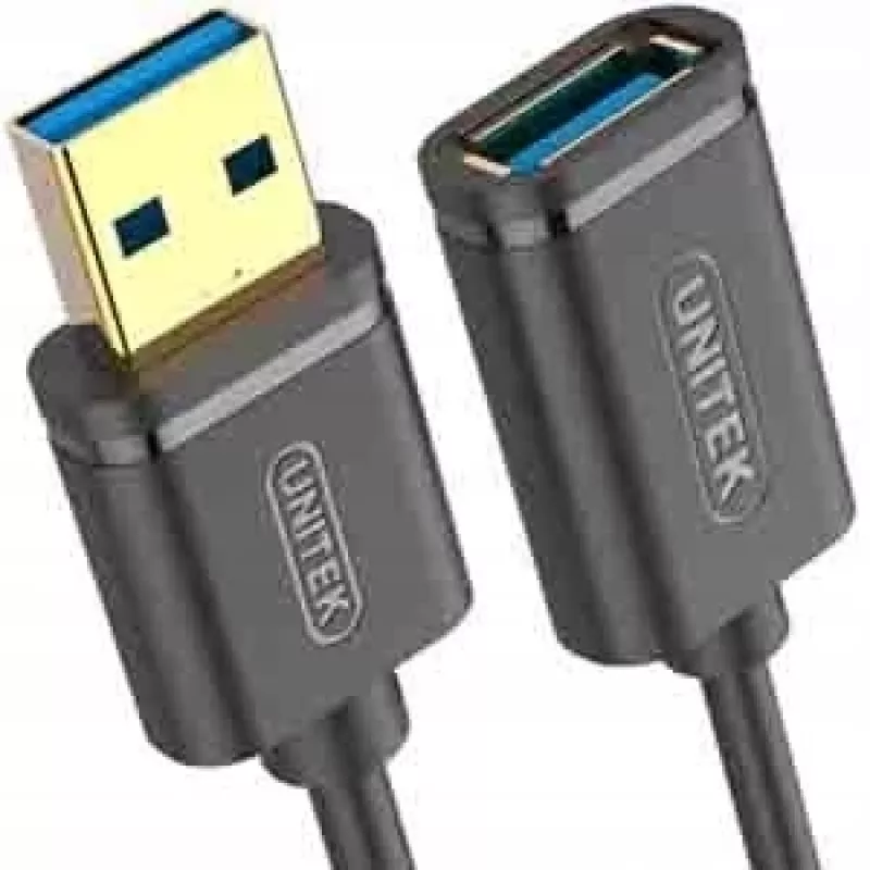 Unitek Y-C4030GBK USB 3.1 Gen 1-verlengkabel, type-A male naar female, 3 m, zwart
