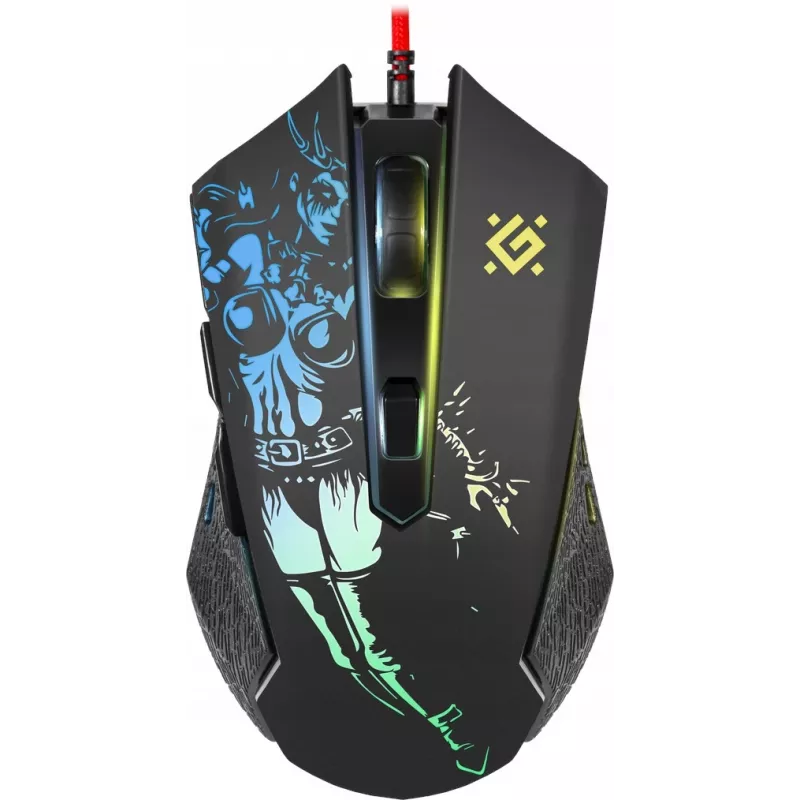 Gaming, optische, bedrade muis DEFENDER GM-933 SIN'SISTER 7200dpi 6P RGB