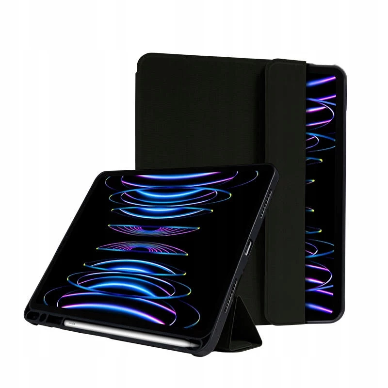 Folio Case Crong FLEXFOLIO voor Apple iPad 11 Pro Air 10,9 inch zwart