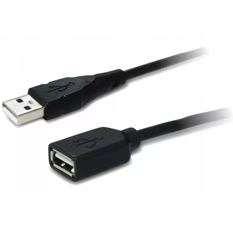 USB-verlengkabel Unitek Y‑C418GBK 5 m USB A naar USB A USB 2.0, zwart