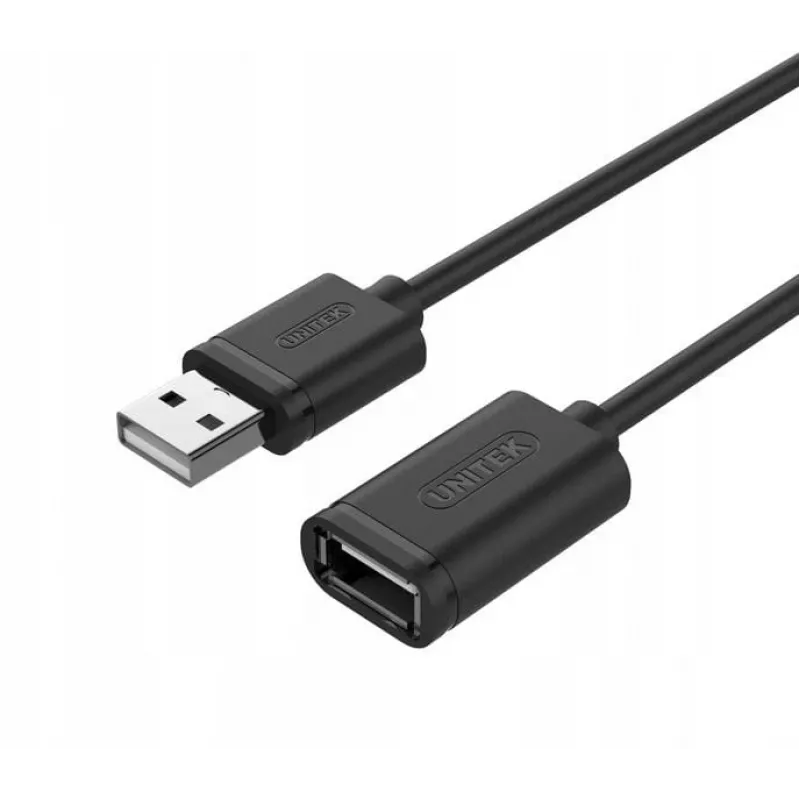 Verlengkabel Unitek Y-C428GBK USB 2.0, Am-af