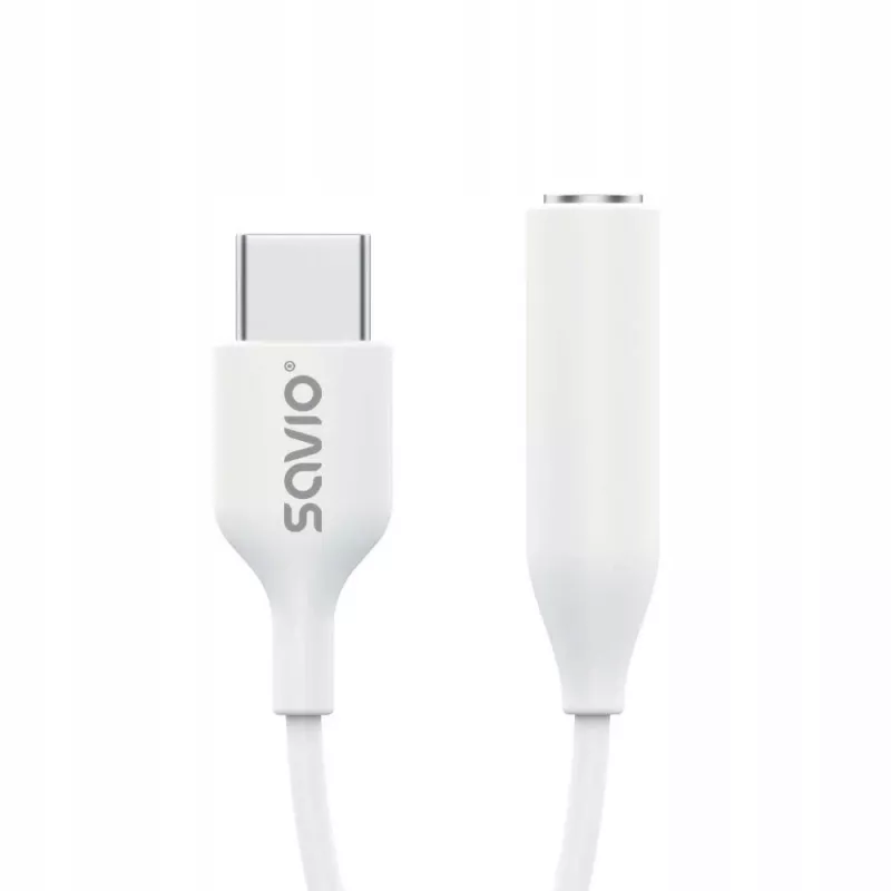 USB Type 3.1 C (M) – jack 3,5mm (F) audio-adapter wit SAVIO AK-52
