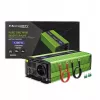Auto-omvormer Qoltec Monolith 1200 W groen 12 V