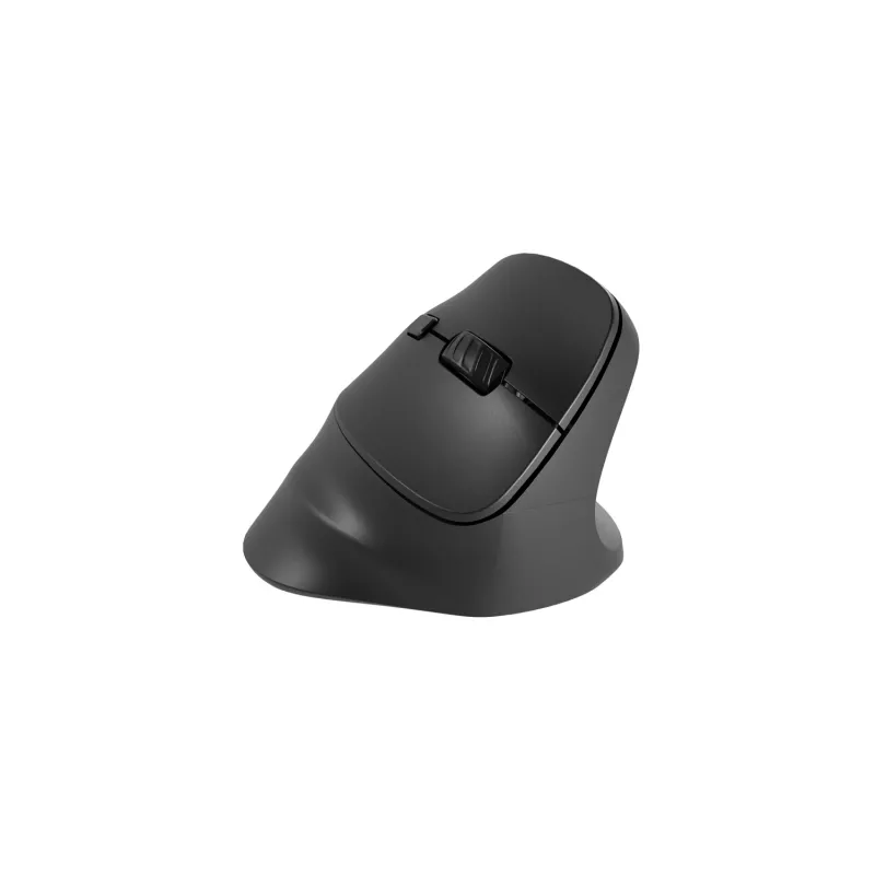 Draadloze optische muis NATEC CRAKE 2 — Bluetooth 5.2, 2400 DPI, 6 knoppen, rechtshandig, zwart