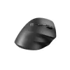 Draadloze optische muis NATEC CRAKE 2 — Bluetooth 5.2, 2400 DPI, 6 knoppen, rechtshandig, zwart